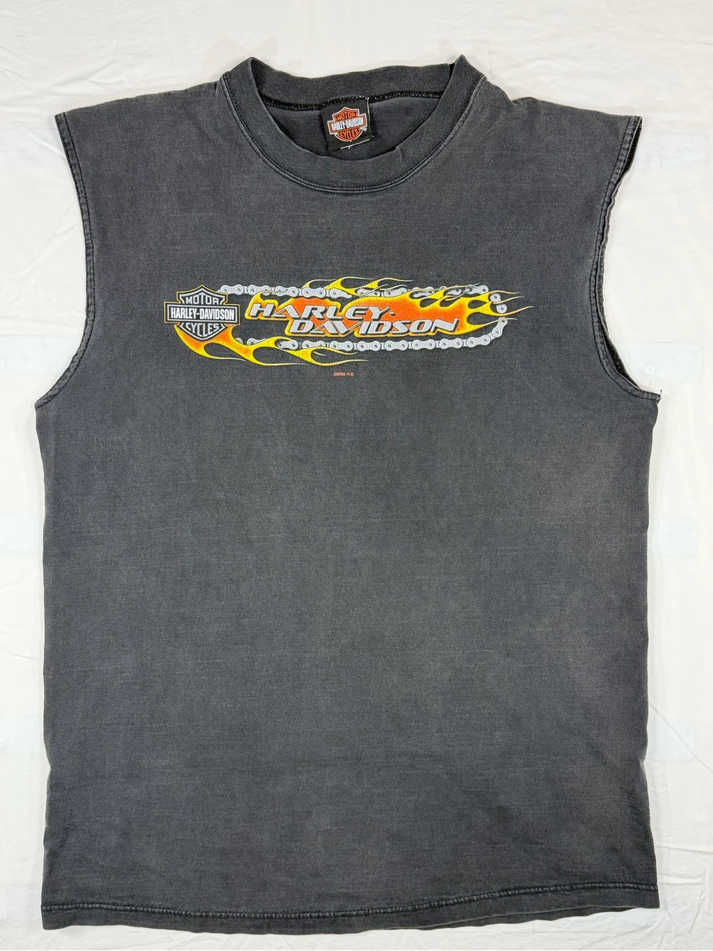 Vintage 2002 Harley-Davidson Cool Springs Tennessee Sleeveless T-Shirt